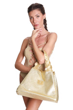 GOLD BRAIDED BAG