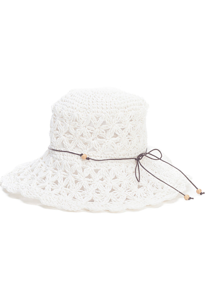 Chapéu de Crochet Branco